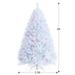 Costway 6 Feet Iridescent Tinsel Artificial Christmas Tree with 792 Branch Tips