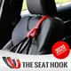 Crochet de siège de voiture en silicone rouge noir marron support de sac à main de voiture