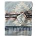 Pendleton Rancho Arroyo Shale Organic Cotton Washable Twin Blanket