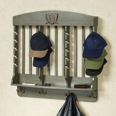 Deluxe Horizontal Cap Rack Gray 20 Cap, 20 Cap, Gray