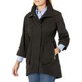 Donna Morgan Women's Anorak Transitional Jacket, Black, Medium