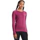 Under Armour Women's HeatGear Armour Long-Sleeve T-Shirt , Pink Quartz (678)/Metallic Silver , X-Large