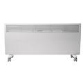 Devola DVNDM24 2400W Eco Electric Panel Heater with Adjustable Thermostat | Energy Efficient Technology, Lot 20 | Slimline Wall Mounted & Free Standing Plug in Low Energy Heaters with Timer | White