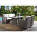 Wariuro 4-piece Grey Wicker Patio Set with Cushions by Havenside Home