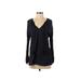 Soft Surroundings Casual Dress - Shift: Black Print Dresses - Women's Size X-Small