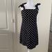 J. Crew Dresses | J Crew Polka Dots Tie Strap A Line Dress | Color: Blue/White | Size: 4