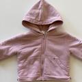 Zara Jackets & Coats | Baby Girl Fleeced Hoodie | Color: Pink | Size: 9-12mb