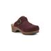 Women's White Mountain Being Convertible Clog Mule by White Mountain in Vino Suede (Size 9 M)