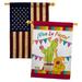 Angeleno Heritage 2-Sided Polyester 40 x 28 in. House Flag in Blue/Green/Red | 40 H x 28 W in | Wayfair AH-PC-HP-137112-IP-BOAA-D-US18-AH