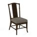 Braxton Culler Drury Lane Slat Back Side Dining Chair Upholstered/Wicker/Rattan in Brown | 39 H x 19 W x 25 D in | Wayfair 1977-028/0863-84/COFFEE