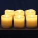 Williston Forge Jhara 6 Piece Pillar Candle Set Plastic/Paraffin in White/Brown | 3 H x 3 W x 3 D in | Wayfair 7EF12B408D2D45C08F4CC1046FE18B9F