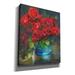 Epic Graffiti Roses In Blue Jar by - Wrapped Canvas Print Canvas in Red | 24 H x 20 W x 0.75 D in | Wayfair EPIC-CA20243839