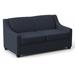 Edgecombe Furniture Phillips 68" Square Arm Loveseat w/ Reversible Cushions Other Performance Fabrics in Indigo | 34.5 H x 68 W x 36 D in | Wayfair