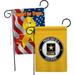 Breeze Decor Decorative House Decoration Yard Banner 2-Sided Polyester 19 x 13 in. Garden Flag in Blue/Red/Yellow | 18.5 H x 13 W in | Wayfair