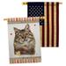 Breeze Decor American Curl 2-Sided Polyester 40 x 28 in. House Flag | 40 H x 28 W in | Wayfair BD-PT-HP-110219-IP-BOAA-D-US20-BD