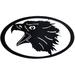 Millwood Pines Eagle Head Oval Wall Décor Metal in Black | 6 H x 10.25 W x 0.25 D in | Wayfair 7A9D1B88B0F0405D902D5D4FF8C702B0
