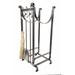 Enclume Handcrafted Sling Fireplace Log Rack w/ Newspaper Holder, Bar & 3 Tools Metal in Gray | 34 H x 14 W x 16 D in | Wayfair LR2NT HS
