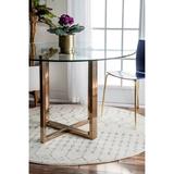 Gray/White 60 x 0.3 in Area Rug - Union Rustic Giannini Geometric Moroccan Area Rug in Gray/Off White Polypropylene | 60 W x 0.3 D in | Wayfair