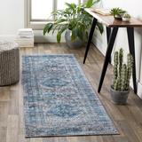 Blue 63 x 0.31 in Area Rug - Langley Street® Fitz Oriental Royal Area Rug Polypropylene | 63 W x 0.31 D in | Wayfair