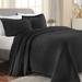 Lark Manor™ Adarsh 100% Cotton All Season Bedspread Set Cotton in Black | Queen Coverlet + 2 Standard Shams | Wayfair CHMB1373 39731607