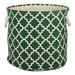 Red Barrel Studio® Lattice Fabric Bin Fabric in Green | 15 H x 16 W x 16 D in | Wayfair 859175341C8345249A46E859F2497A04