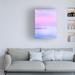 Breakwater Bay Lighthouse 14 by Dennis Frates - Wrapped Canvas Photograph Canvas in Blue/Pink/White | 19 H x 14 W x 2 D in | Wayfair