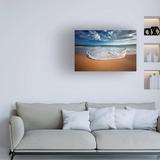 Highland Dunes Beach 11 by Dennis Frates - Wrapped Canvas Photograph Canvas in Blue/Brown/Gray | 12 H x 19 W x 2 D in | Wayfair