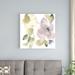 Red Barrel Studio® Sweet Petals & Leaves VI by Jennifer Goldberger - Wrapped Canvas Print Canvas in Green/Pink | 30 H x 30 W x 1.25 D in | Wayfair