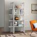 17 Stories 70.75" H x 47.25" W Etagere Bookcase Wood in Gray | 70.75 H x 47.25 W x 13.25 D in | Wayfair 33DAF4F3C8EA4447B24350816E8D95FF