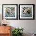 Wexford Home Peony Bouquet I - 2 Piece Picture Frame Print Set Paper in Black/Blue/Green | 34.5 H x 69 W x 1.5 D in | Wayfair PF013-S3460-2S