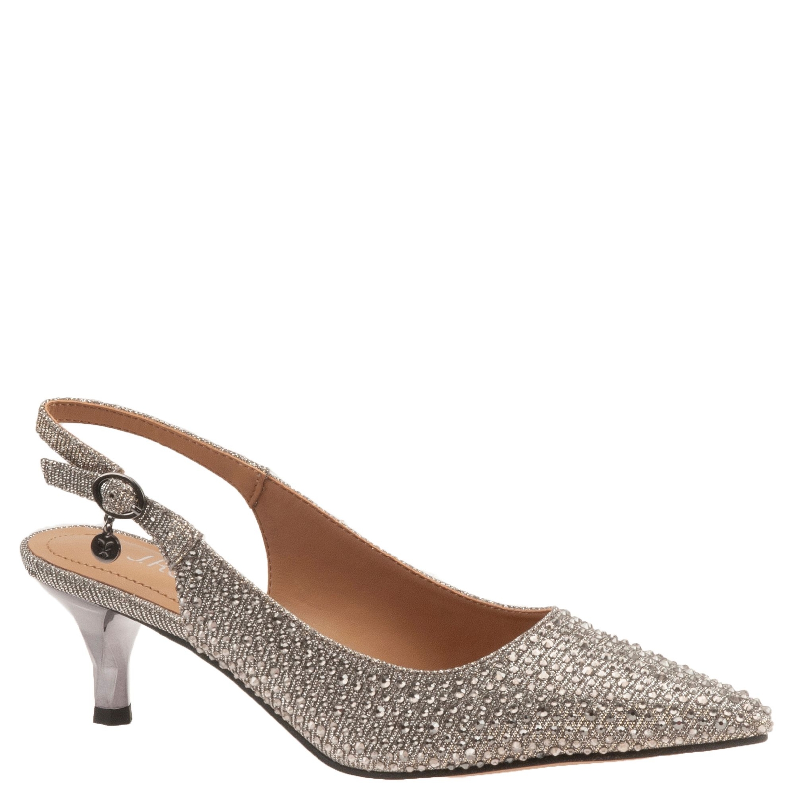 J. Renee Ferryanne - Womens 8.5 Metallic,Pewter Pump W