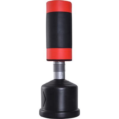 Homcom - Standboxsack höhenverstellbar mit Federung Rot - Schwarz+Rot