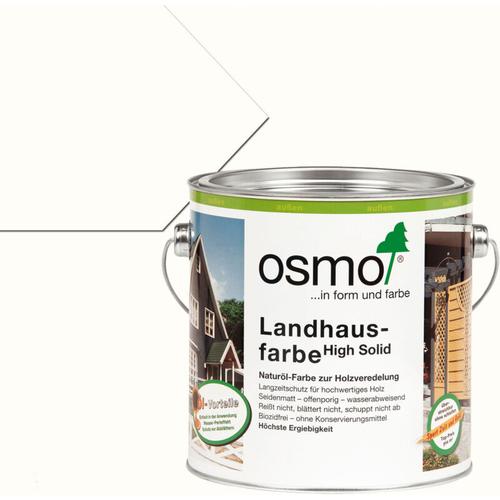 Osmo Holz Und Color Warendorf - osmo Landhausfarbe 2101 Weiß 25L
