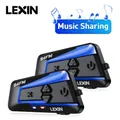 Lexin-oreillette Bluetooth B4FM-X pour Moto appareil de communication pour 10 motocyclistes kit