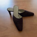 J. Crew Shoes | J Crew Brown Suede Mules | Color: Brown | Size: 10