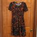 Lularoe Dresses | Lularoe Amelia Dress- S | Color: Orange | Size: S