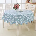 Nappe imperméable en PVC Nappe ronde Nappe Nappe couverture de Table Nappe de mariage pour la maison