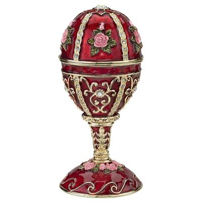 Design Toscano 'The Russian Rosette Rose' Romanov-style Collectible Hand-painted Enameled Egg