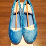 Jessica Simpson Shoes | Jessica Simpson Faux Fur Flats Women 8.5 Nwt Box | Color: Blue | Size: 8.5