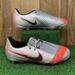 Nike Shoes | New Nike Ao0401-906 Phantom Venom Elite Fg Acc Soccer Cleats Kid's Sz 5y - 6y | Color: Orange/Silver | Size: Various