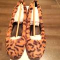Jessica Simpson Shoes | Jessica Simpson Faux Shearling Slides Women 8 | Color: Black/Tan | Size: 8