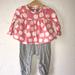 Disney One Pieces | 3/$18 Dumbo Baby Gap Outfit | Color: Gray/Pink | Size: 12-18mb