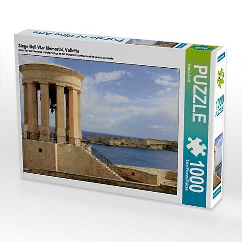 Puzzle CALVENDO Puzzle Siege Bell War Memorial, Valletta - 1000 Teile Foto-Puzzle glückliche Stunden Kinder