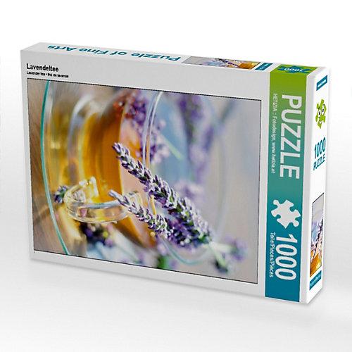Puzzle CALVENDO Puzzle Lavendeltee - 1000 Teile Foto-Puzzle glückliche Stunden Kinder