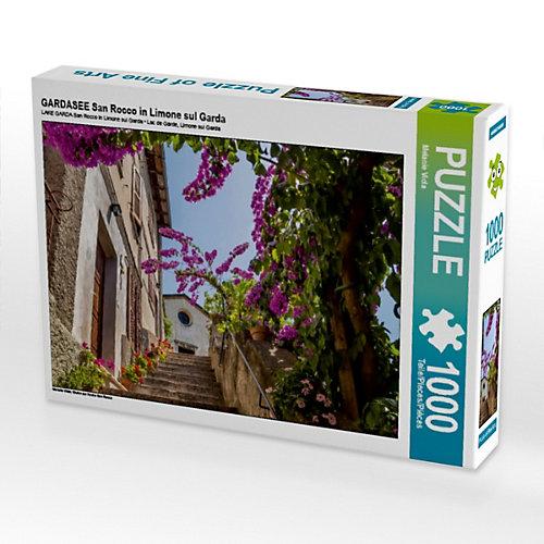 Puzzle CALVENDO Puzzle GARDASEE San Rocco in Limone sul Garda - 1000 Teile Foto-Puzzle glückliche Stunden Kinder