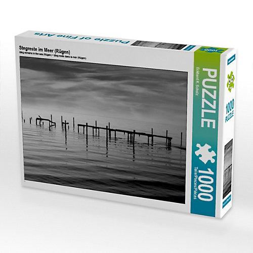 Puzzle Stegreste im Meer (Rügen) Foto-Puzzle Bild von eksfotos Puzzle