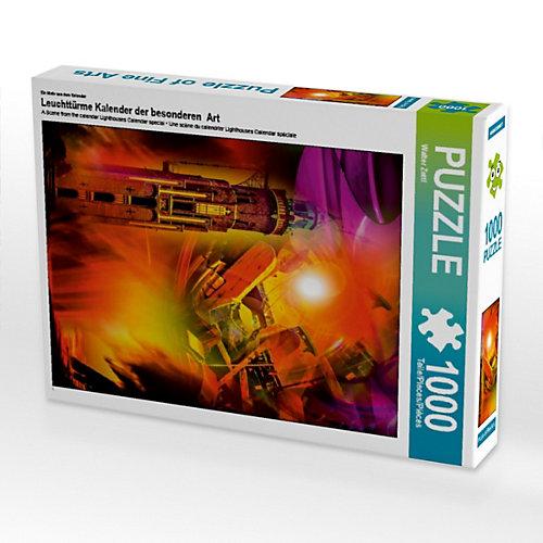 Puzzle CALVENDO Puzzle Leuchttürme Kalender der besonderen Art - 1000 Teile Foto-Puzzle glückliche Stunden Kinder