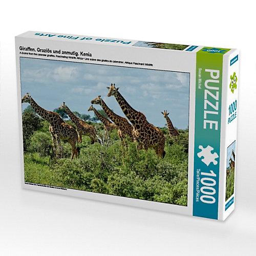 Puzzle CALVENDO Puzzle Giraffen. Graziös und anmutig. Kenia - 1000 Teile Foto-Puzzle glückliche Stunden Kinder