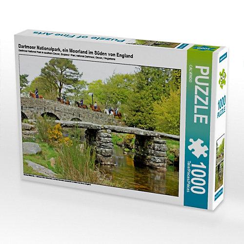 Puzzle CALVENDO Puzzle Dartmoor Nationalpark, ein Moorland im Süden von England - 1000 Teile Foto-Puzzle glückliche Stunden Kinder