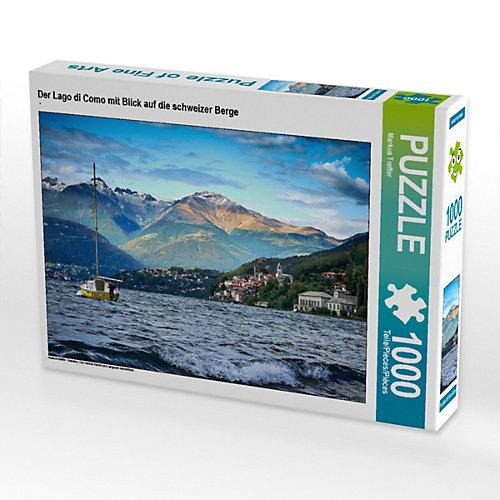 Puzzle Der Lago di Como mit Blick auf die schweizer Berge Foto-Puzzle Bild von Markus Treffer Puzzle